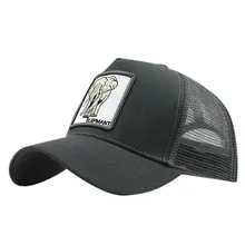 Мужские бейсболки с вышивкой, универсальные, регулируемые, высокое качество, для улицы, с животным принтом, для папы, грузовика, водителя, сетчатые шапки