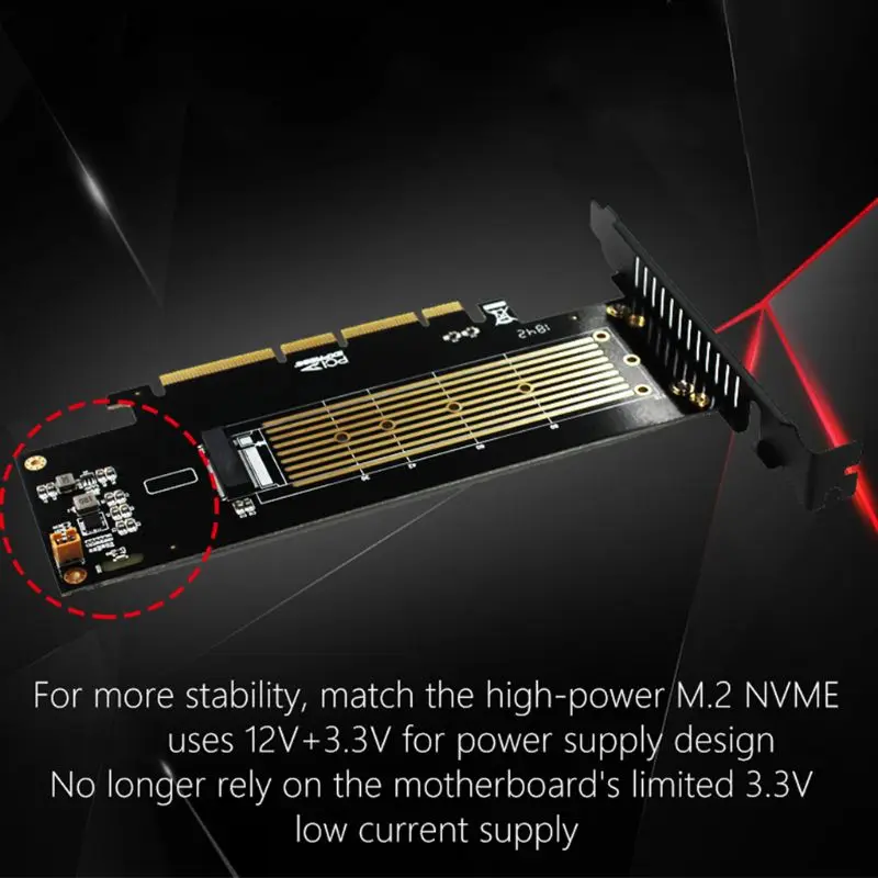 M.2 NVMe адаптер к PCIE3.0 GEN3 M.2 встроенный турбо вентилятор для 2230-22110 NVME карты C26
