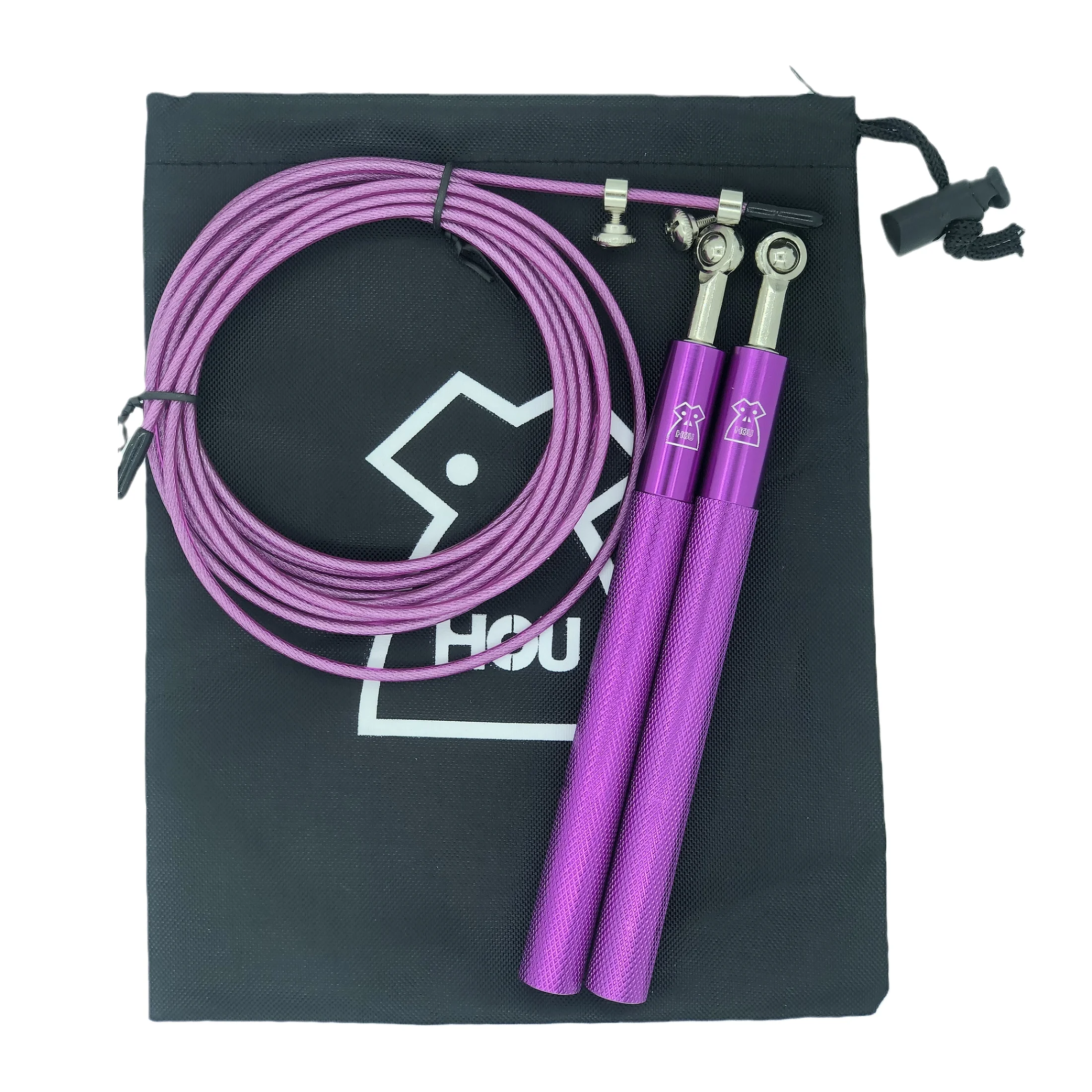 Skipping Ropes Light Bearing Steel Wire Crossfit Boxing MMA Training Anti-slip Adjustable For Jump Rope