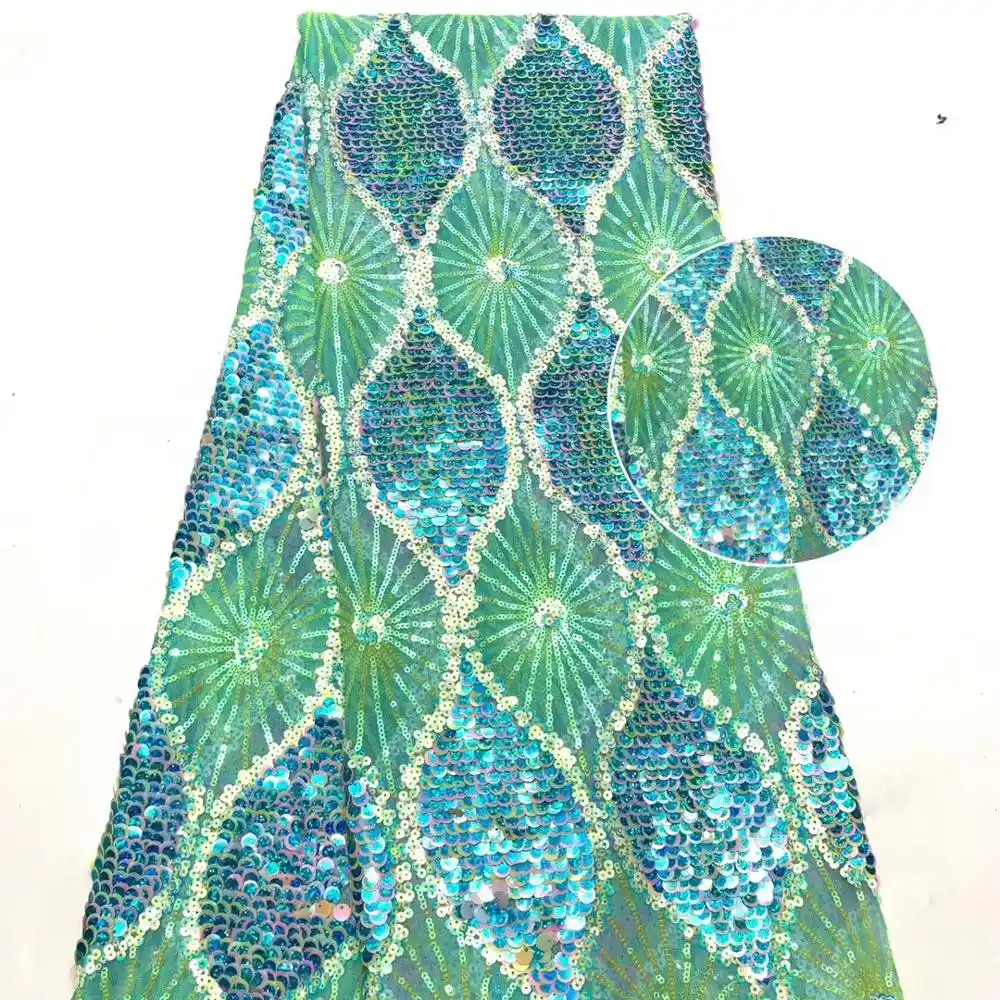 fish scale sequin dress
