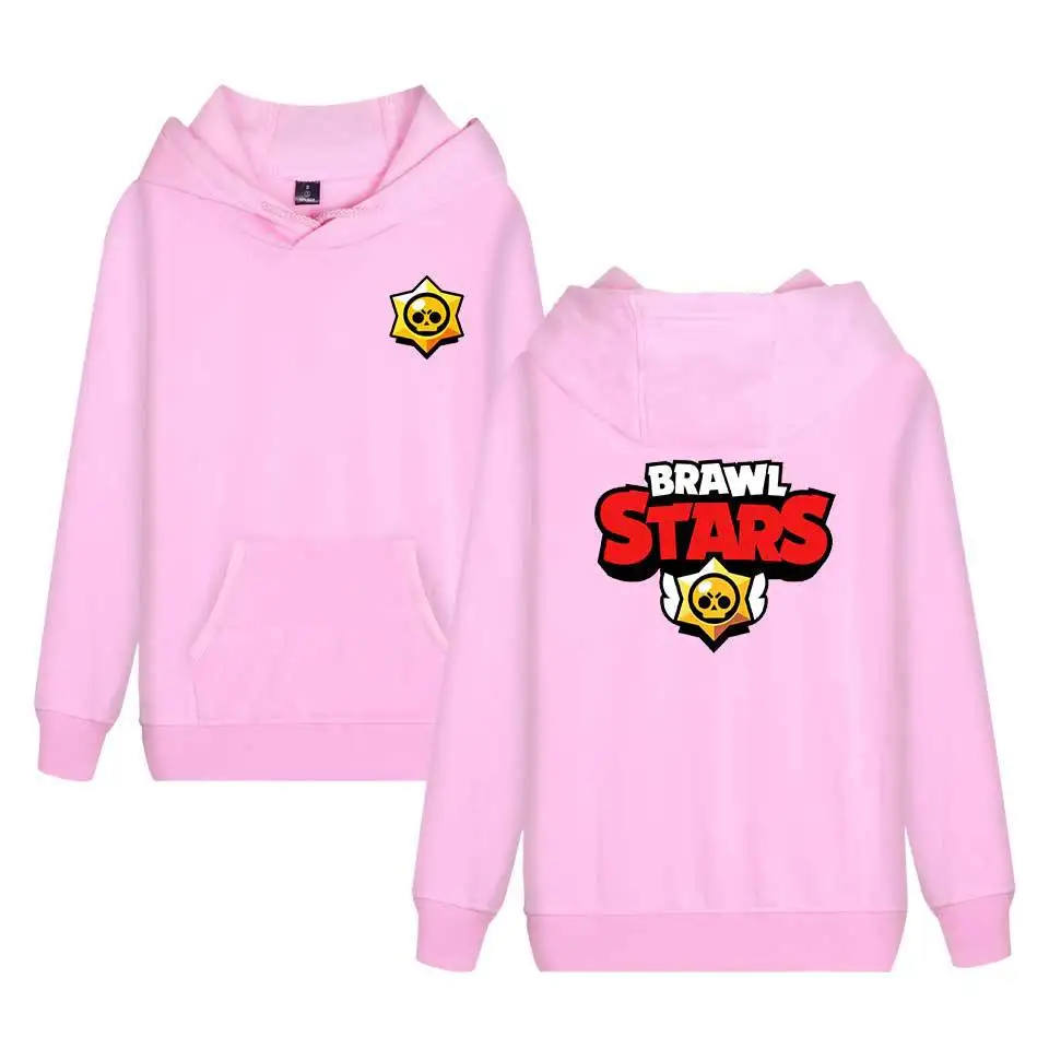 Autumn and Winter Loose Wild Men and Women with Hood Printed Casual Wild Lady Sweatshirts Hoodies Pink Clothing Plus Size Women