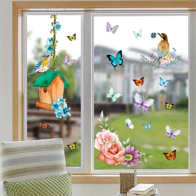 Beautiful Window Glass Stickers Wall Decorative Tree Branch