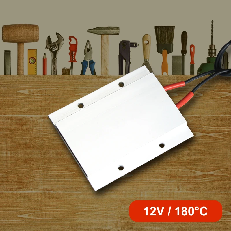 77*62mm 12V 180&deg;C 150W AC DC incubator heater constant temperature ceramic aluminum heater PTC with shell heating element