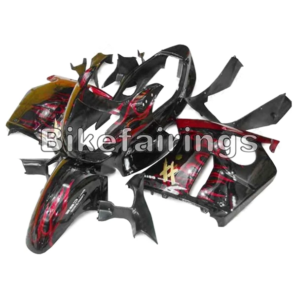 Черный и красный цвета пламя Кузов для Honda 1997 1998 1999 2000 2001 2002 2004 2005 2006 2007 CBR1100XX cbr1100xx ABS комплект обтекателей - Цвет: As Picture Shown