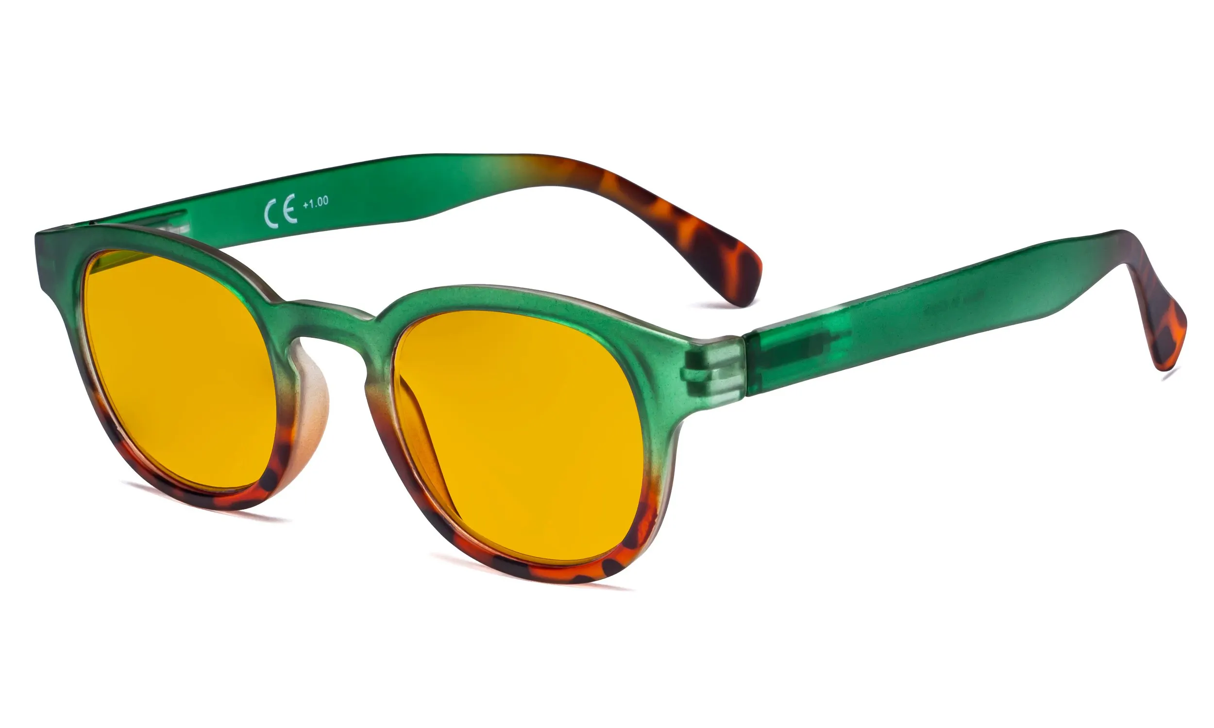 Green HP124D Eyekepper женский синий светильник блокирующие очки с янтарным фильтром линзы-антибликовые компьютерные очки для женщин чтения - Цвет оправы: Green