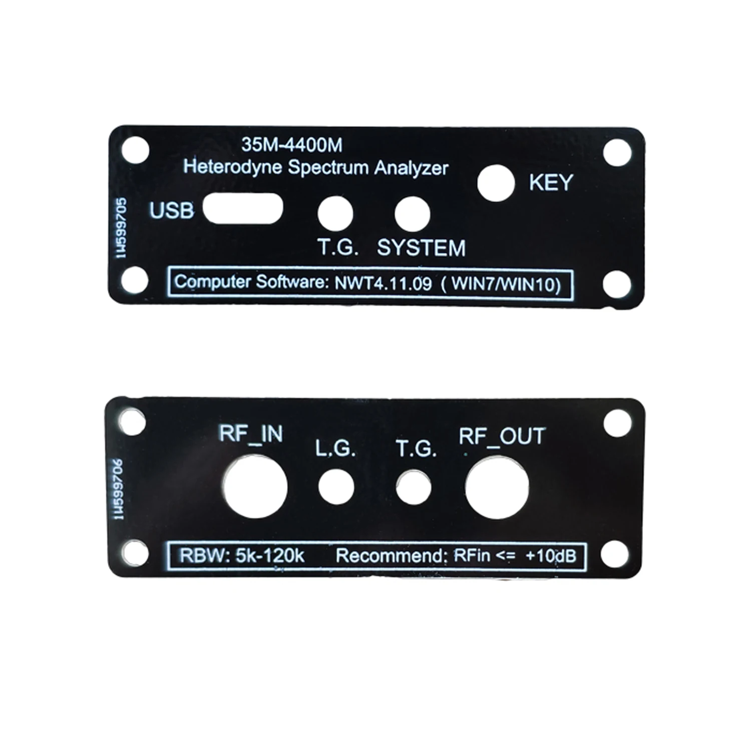 Алюминиевый корпус анализатор спектра USB LTDZ 35-4400 м источник сигнала с отслеживающим модулем источника радиочастотного анализа домена