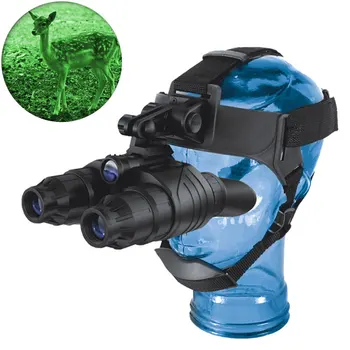 

Pulsar GS 1X20 Hunting Night Vision Goggles Head Mount High Over Infrared Binoculars Equipment Folding Telescope With Helmet