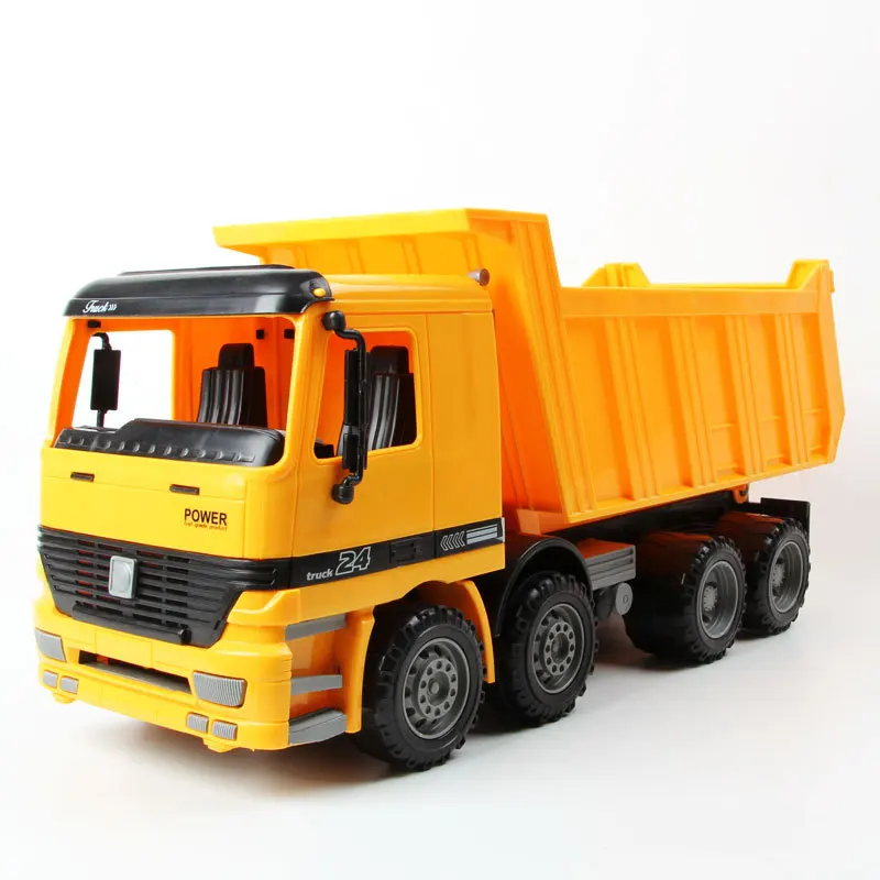 Beach large dump truck big truck inertial transport toy car model boy big truck children's toys