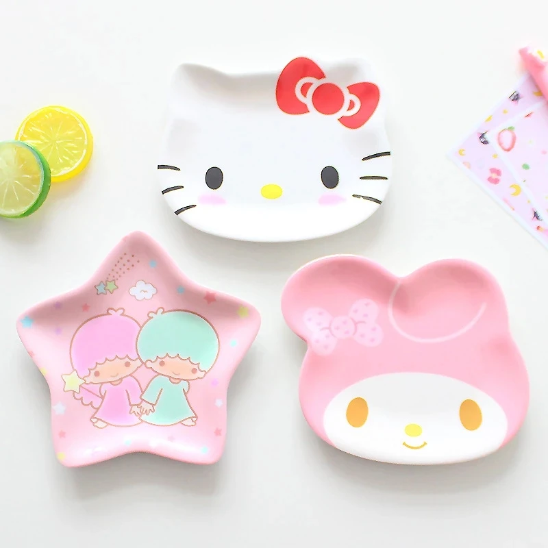 Children's tableware Kitchen Mini Tableware Miniatures Cup Plate Dish Or Snacks Fruit Sushi Cute Cartoon Creative Tablewar | Дом и сад