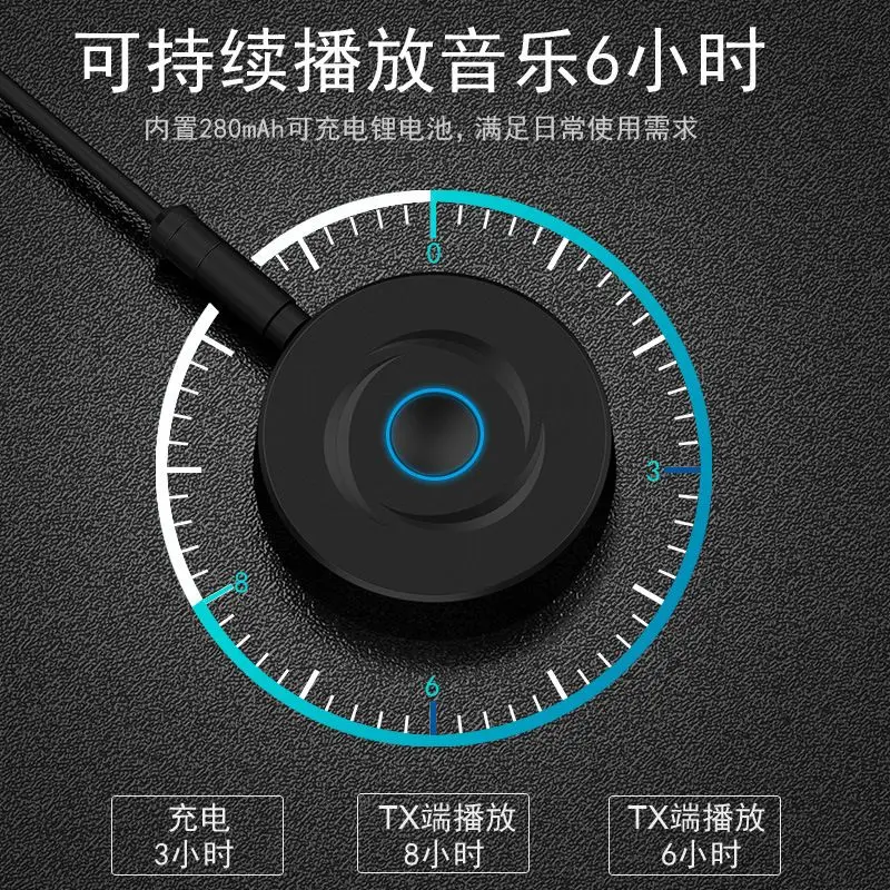 2-в-1 5,0 Bluetooth 3,5 мм AUX Стерео передатчик приемник автомобильный адаптер Bluetooth