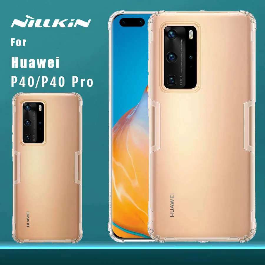 Ультратонкий силиконовый чехол для Huawei P40 P40Pro Nillkin TPU 0 6 мм|Бамперы| |