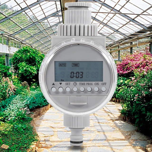 Solar Garden Watering Timer Digital LCD Automatic Watering Timer Water Saving Irrigation Controller Watering System 3