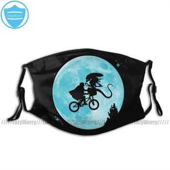 

Hollywood Undead Mouth Face Mask E T Vs Aliens Transparent Facial Mask Kawai Cool with 2 Filters for Adult