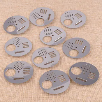 

10xStainless Steel Bee Hive Nuc Box Entrance Gate Nest Entrance Disc Tool Useful