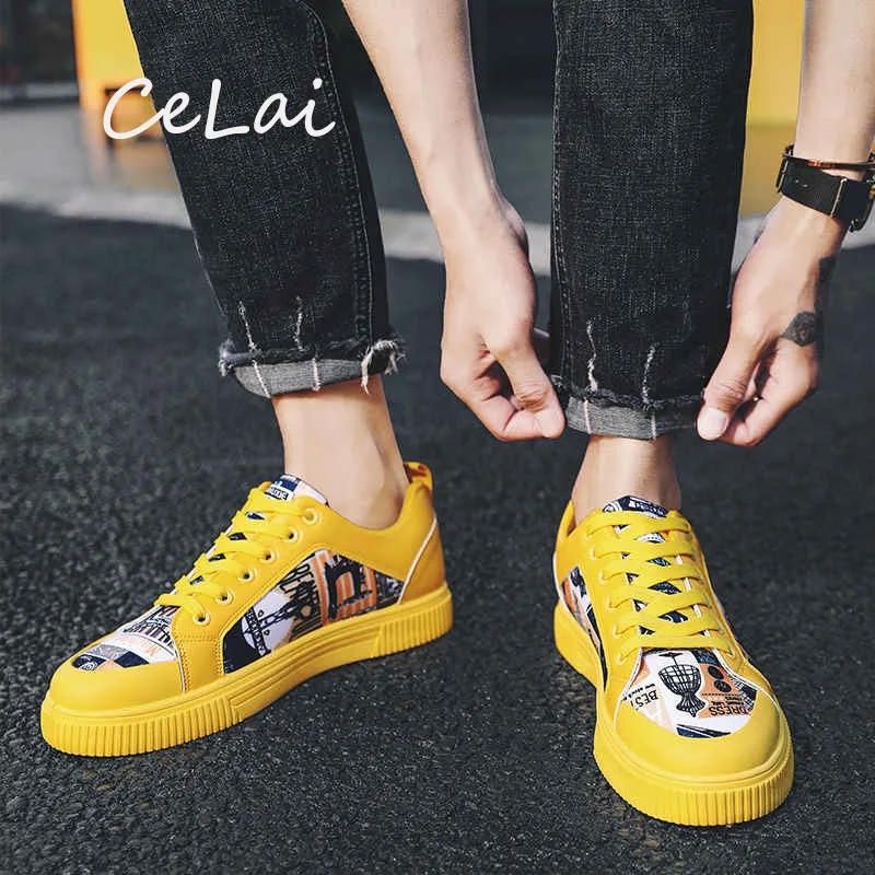 

Couple Men's Summer Sneakers High Fashion Platform Shoes Popular Designer Trainers Comfortable Brand Shoes Korean Handmade NA31