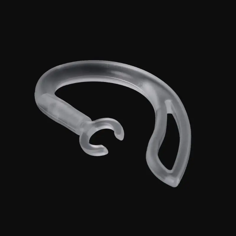 

8mm Bluetooth Earphones Transparent Soft Silicone Ear Hook Loop Clip Headset