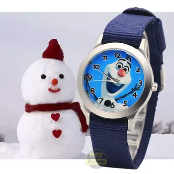 

Fashion Brand Kids Watch Cute Snowman Cartoon Pattern Children Watch Quartz Analog Child Watches For Boys Girls Student Clock