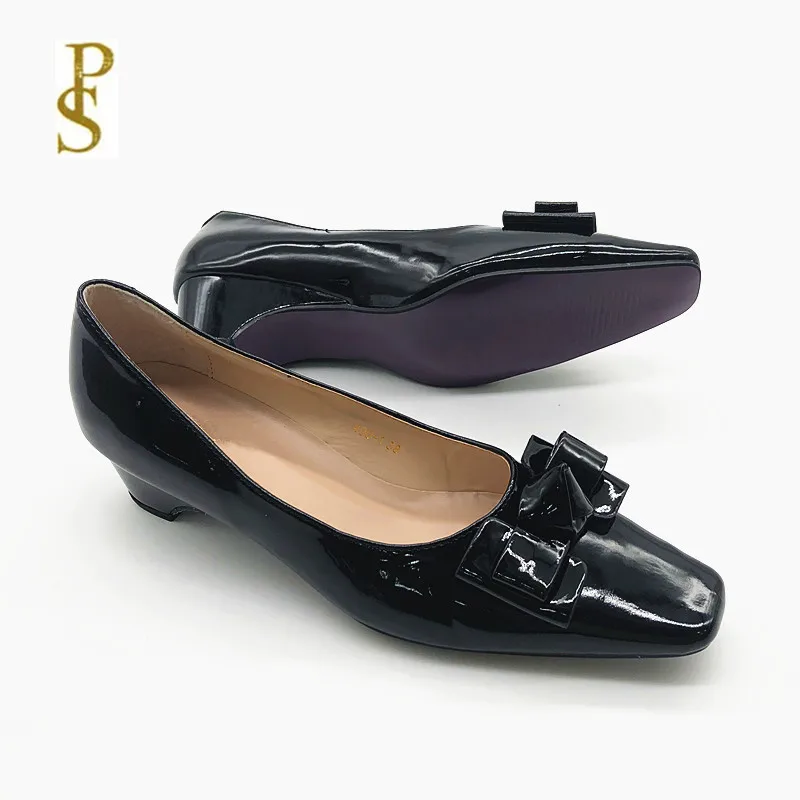 Женская Профессиональная обувь Осенний светильник туфли на квадратном каблуке |