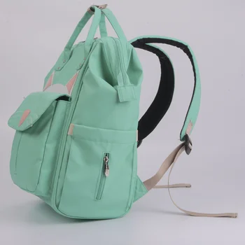 

Mummy Shoulder Bag Multi-function Large Capacity Diaper Bag Travel Nappy Backpack Waterproof Roomy Baby Bags PU Leather Nursing