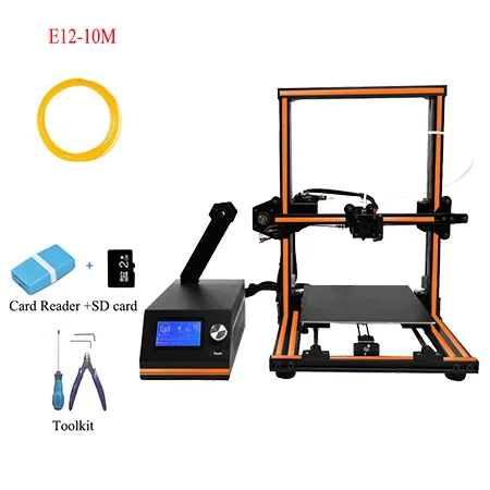 E12-10M Anet A8 A6 A2 E10 E12 Специальная цена для США/ЕС Самая низкая цена Impresora 3d Anet 3d Drucker популярный 3d принтер DIY комплект - Цвет: E12-10M