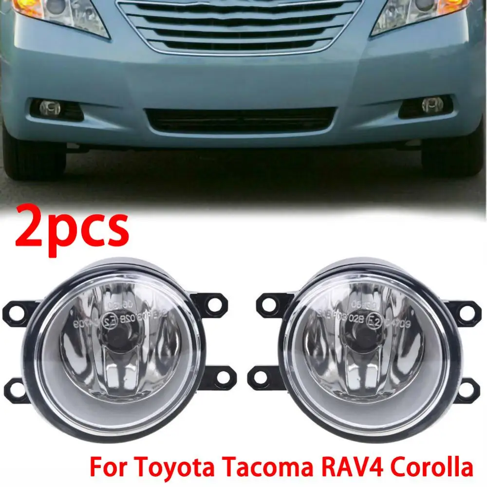 

1 Pair Clear Fog Light Driving Lamp for Toyota Tacoma RAV4 Matrix Camry Corolla