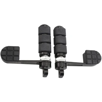 

Motorcycle Pedals, Heel Foot Rest Pegs for Sportster XL 883 1200 Softail DYNA FXDF BOB FXDC FXWG Round Foot Pedal