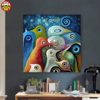 

painting by numbers art paint by number Diy abstract landscape artist hand-filled color decoration painting oil painting