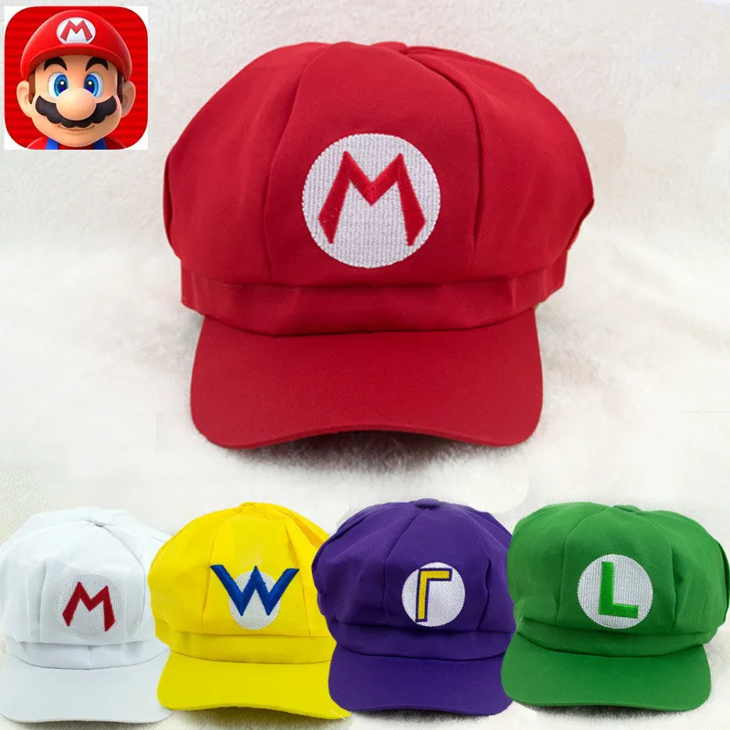 HaiCospl Luigi Bros Dome Cotton Caps Classic Anime Super Mario Cosplay Props Hats Boys Girls Baseball Cap Kids Adult Accessories -Zentai shop online H14c6225cd8aa45468c8c88529e4ce594P.jpg