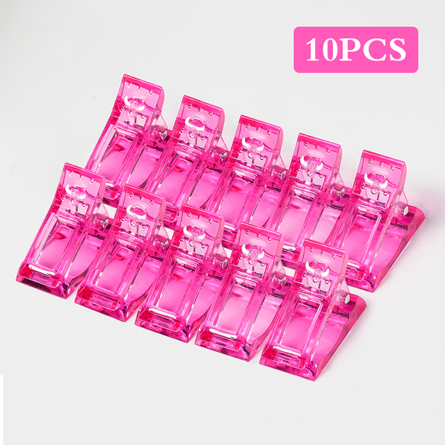 Nail Transparent Crystal Clip Finger Extension Nail UV Gel Fixed Nail Mold Nail Product Nail Accesorio Nail Gel Clip
