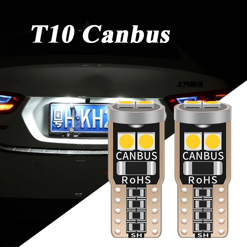 10 шт. T10 Canbus W5W светодиодный лампы автомобиля внутренний светильник для SEAT Leon на