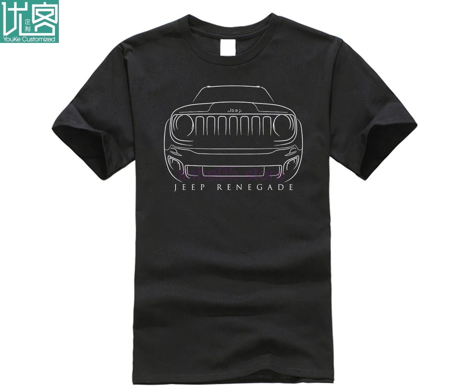 

2019 Fashion JEEP RENEGADE Limited Trailhawk Militar Stars 1.6 1.4 Turbo Tee shirt