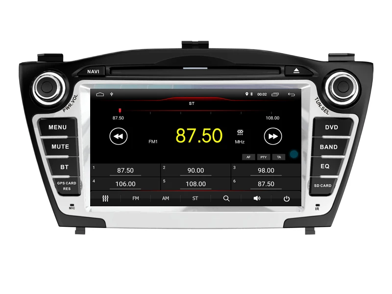 AVGOTOP Android 10 4 Гб + 64 ГБ Автомобильный DVD плеер для HYUNDAI IX35 2009 2013 IPS HD экран