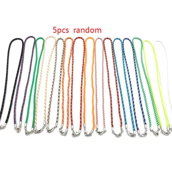 

5Pcs Random Color Adjustable Face Mask Lanyard Ear Holder Rope Mask Extension Buckle Home Decoration