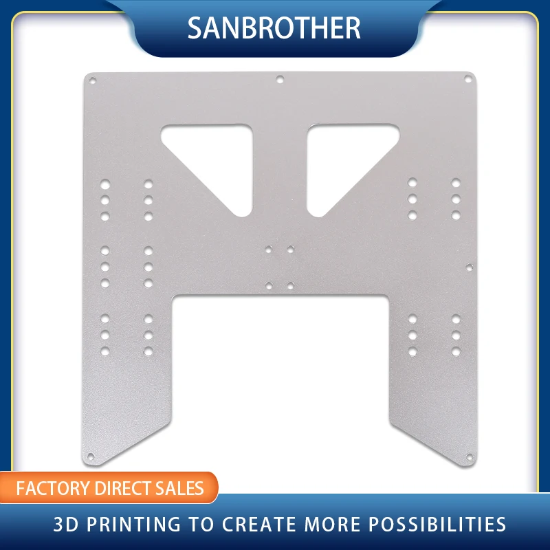 3D Upgrade Y Carriage Anodized Aluminum Plate For A8 Hotbed Support For Prusa I3 Anet A8 3D Printers upgrade y carriage anodized aluminum plate for a8 hotbed support for prusa i3 anet a8 3d printers