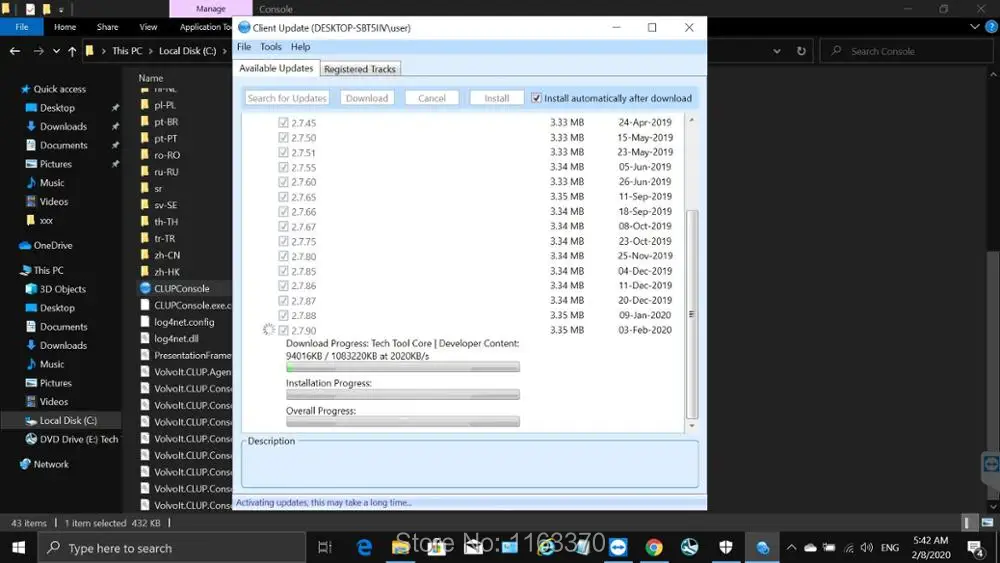 Ноутбук Panasonic CF 52 установлен PTT 2.7.107 2020 + dev2tool и EDITOR) v0.3.2 Impact Prosis 2019 вместе с 1