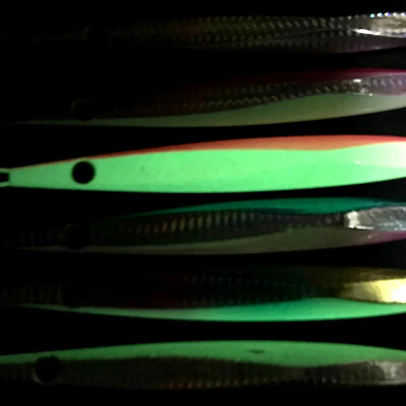ABZB-6Pcs/лот 16.5cm160Gknife Jigging металлическая ложка высокое качество VIB искусственная приманка лодка рыболовные приманки свинцовая рыба