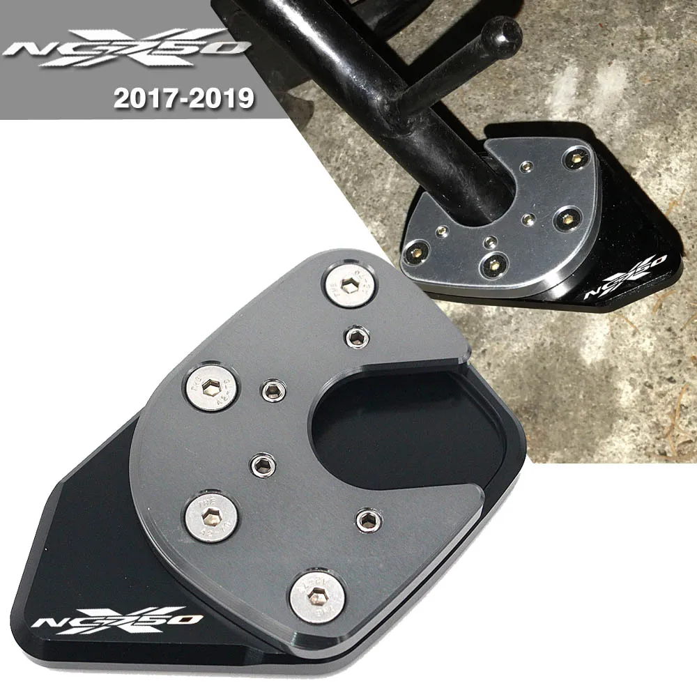 Для HONDA NC750X NC 750X NC750 X Мотоцикл с ЧПУ алюминиевая боковая откидная подножка подставка удлинитель Pad