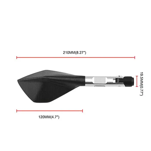Type 3 Silver 8 мм 10 мм мотоцикла с ЧПУ зеркала заднего вида для Suzuki Boulevard M50 M90 C50 C90 V-Strom/Kawasaki Z1000 Z750 Versys VN 900 1500 1600 - Цвет: Type 3 Silver