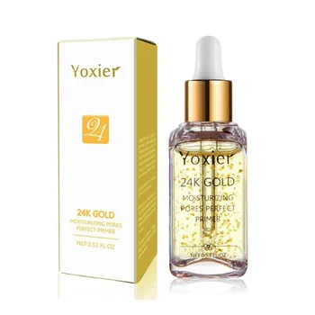 

24k Gold Elixir Oil Control Moisturizing Shrink Pore Primer Matte Serum Cosmetic Makeup Base Series Foundation Primer