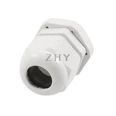 

PG13.5 White Plastic 9mm Thread Length Waterproof IP67 Cable Joints