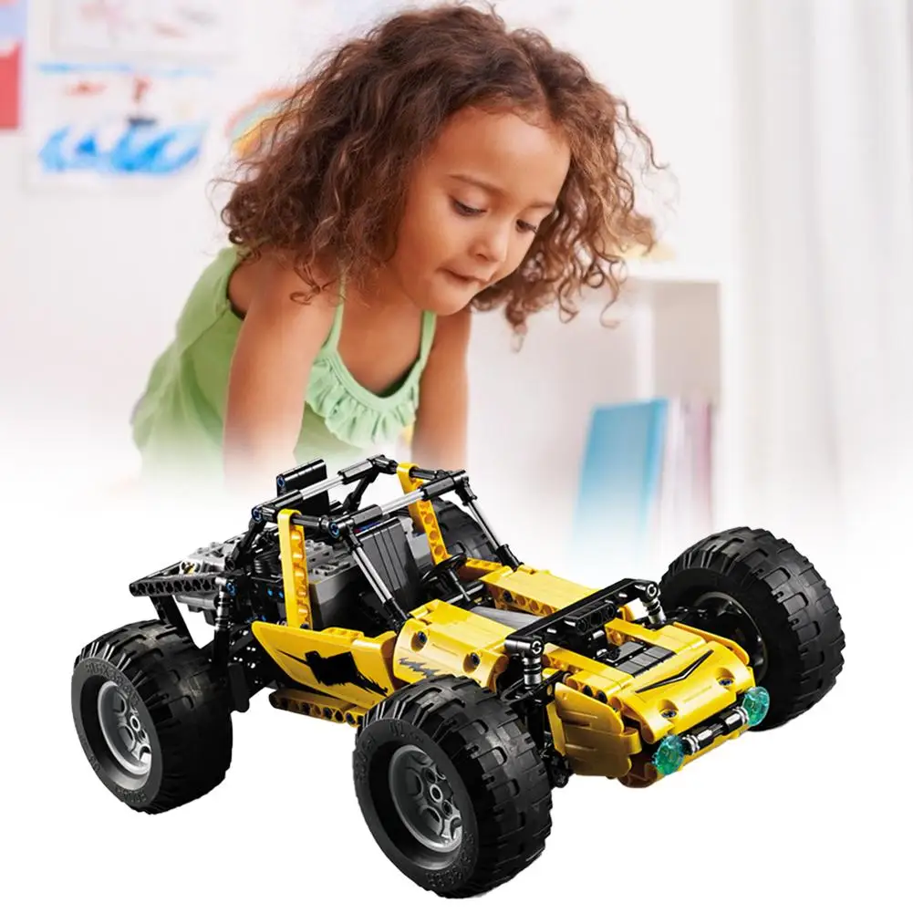 

Technic Track Remote Race Car Smooth Appearance Control Assembly Electric Superb Craftsmanship Off-road Vehicle Model