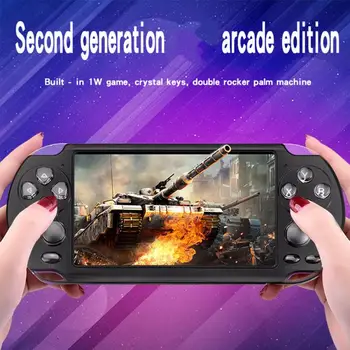 

5.1'' 8GB Game Console Easy Operation Multifunction Handheld Player Retro Portable Gift Entertainment Pocket HD Rechargeable