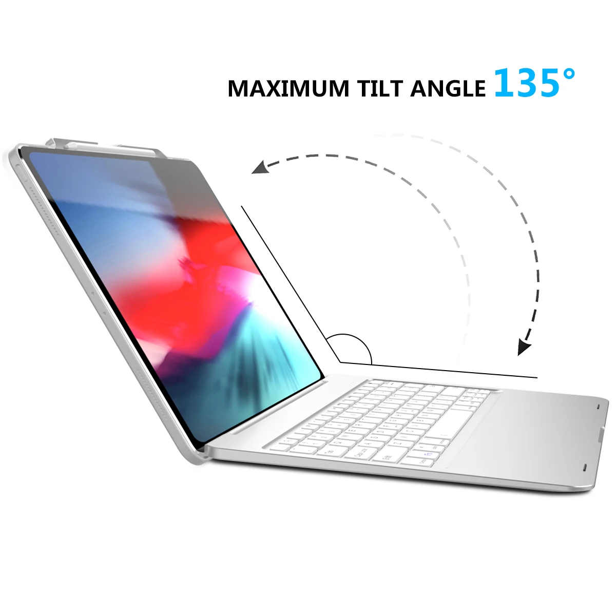 US Keyboard Case For iPad Pro 12.9 2018 Bluetooth Keyboard Tablet Case Protector Set With 13 Inch U