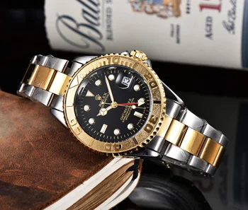 

rolex- Fashion Brand Automatic Mechanical 007 Watches Men's Waterproof Skeleton Wrist Watch With women men Leather strap 987