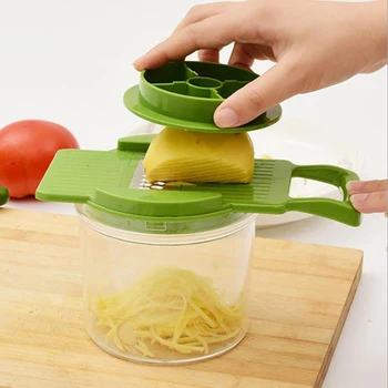 

Multi-Function Vegetable Cutter Kitchen Vegetable Cutting Artifact Vegetable Cutter Slicer Grater Manual Vegetable Cutter