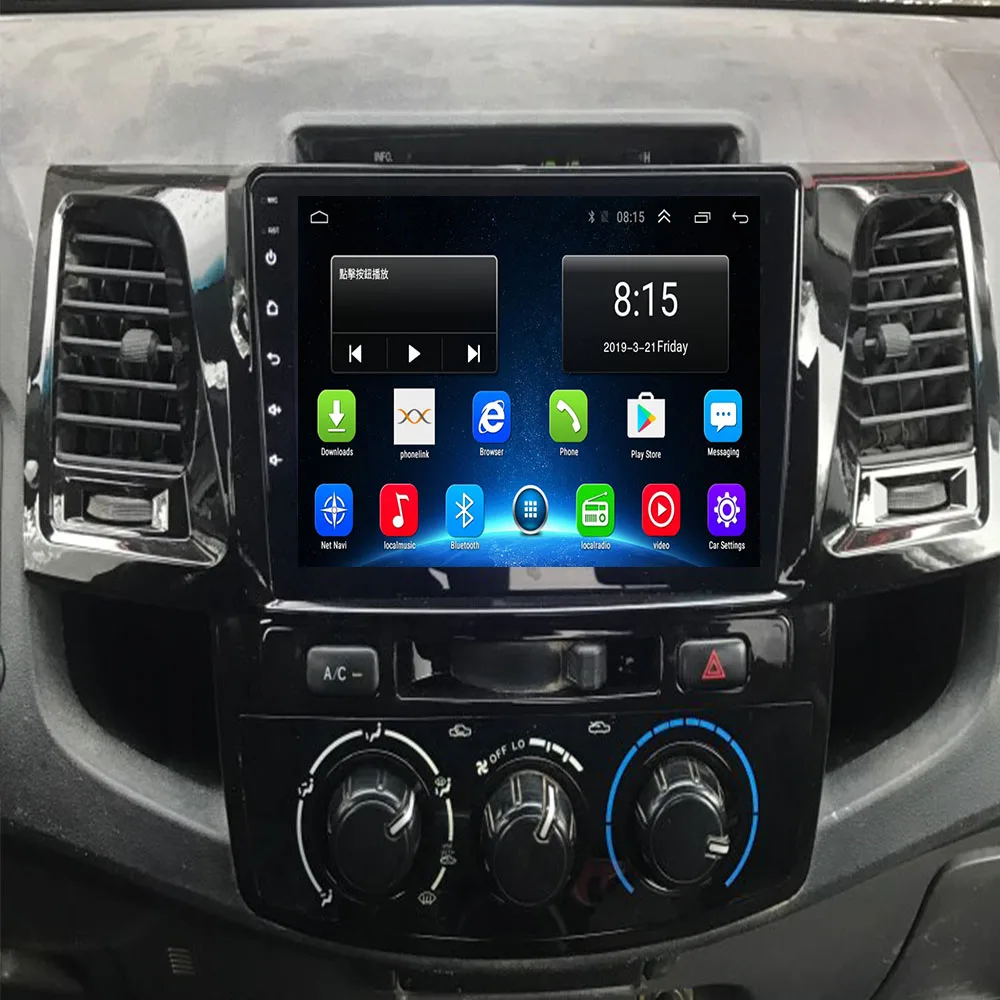 4G LTE Android10.0 для Toyotal Fortuner/HILUX Revo / Vigo 2004-2013 2014 мультимедийный стерео автомобильный