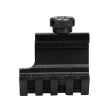 Рельс Смещение 45 градусов Охотничий Тактический алюминиевый прицел RTS страйкбол рельсовый прицел Прицелы рельсы смещение боковые крепления Охотничьи аксессуары