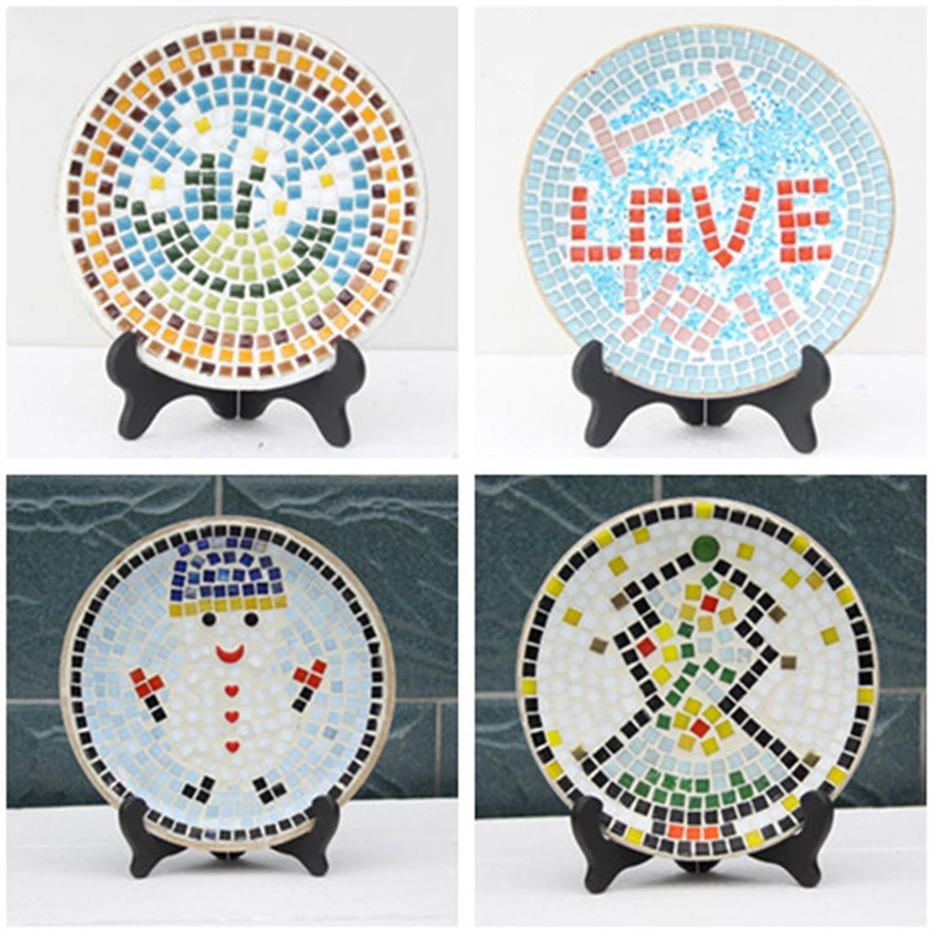 100g Colorful Round Shape Clear Vitreous Glass Mosaic Tiles Tessera DIY Craft for Home Room Decor DIY Crafts Supplies - 15mm 100g Colorful Round Shape Clear Vitreous Glass Mosaic Tiles Tessera DIY Craft for Home Room Decor DIY Crafts Supplies - 15mm