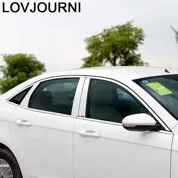 

Car Window Exterior Modified Decorative Chromium Modification Protecter Bright Sequins Sticker Strip 15 16 17 18 FOR Ford Escort