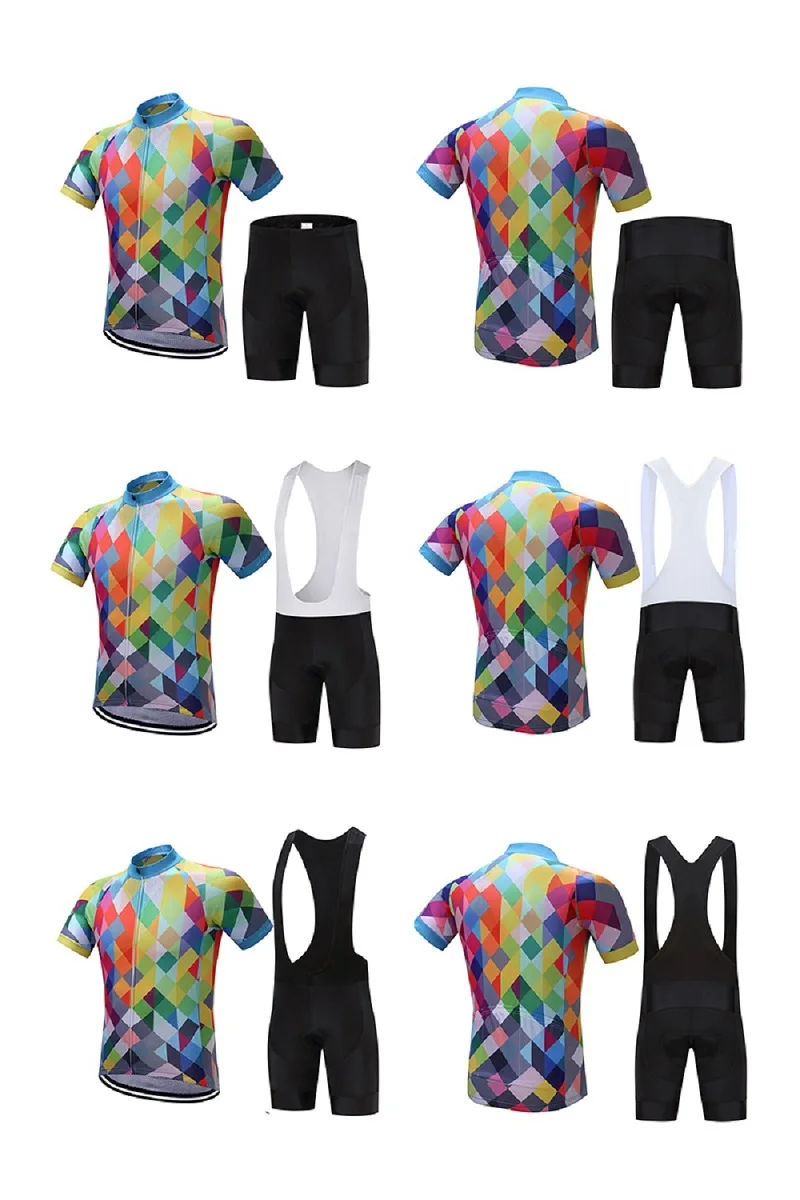BIB pants pro Велоспорт Джерси для мужчин с коротким рукавом велосипед комплект одежды 9D гелевый коврик велосипед mallot одежда костюм платье спортивный комплект